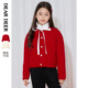 春秋含羊毛长袖 女童毛衣开衫 迪迪鹿童装 线衫 门店同款