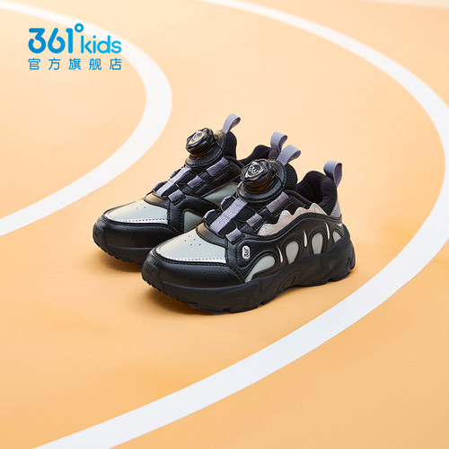 361童鞋男童中小童皮面防水儿童运动鞋2025秋冬季新款软底跑步鞋