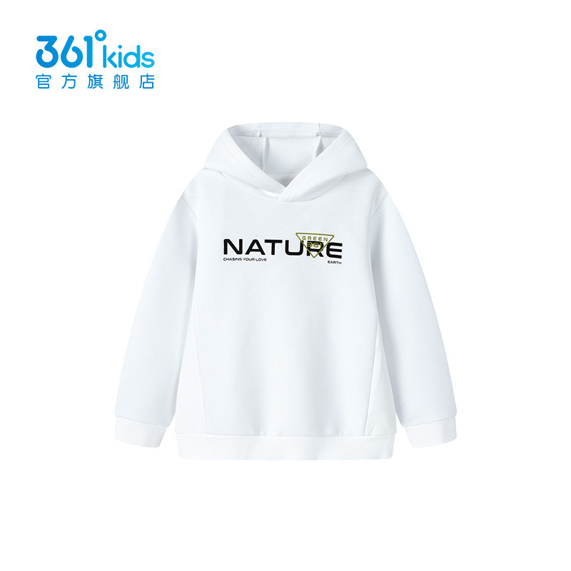 361度男童字母印花连帽卫衣2026春季新款休闲套头外套K52612302,童装/婴儿装/亲子装,卫衣/绒衫,淘宝优惠券,粉丝福利购,淘宝优惠卷