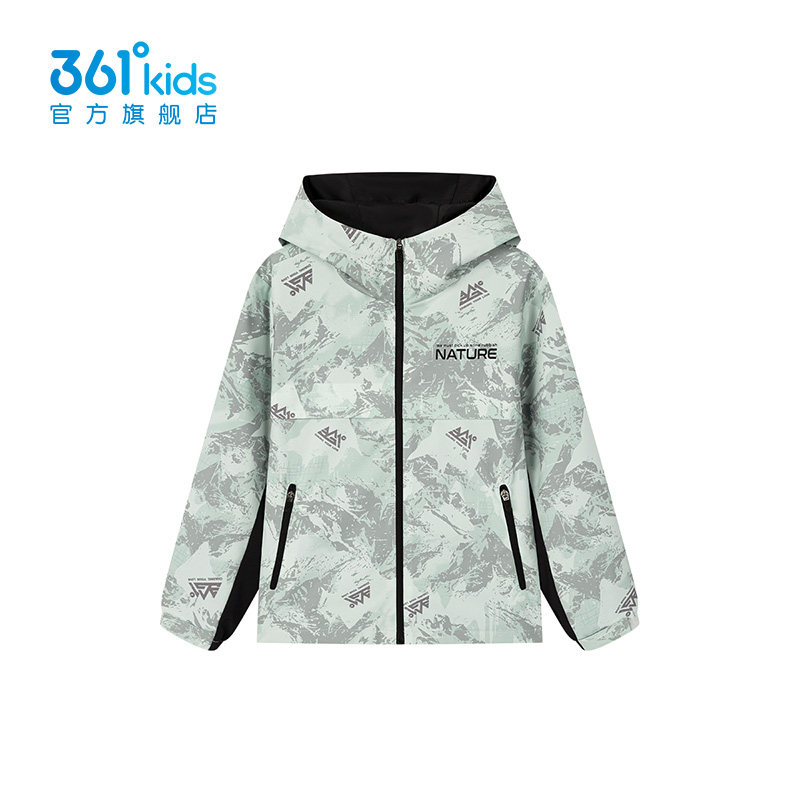 361度男童户外风连帽彩夹克2025冬季百搭工装外套K52616601,童装/婴儿装/亲子装,普通外套,淘宝优惠券,粉丝福利购,淘宝优惠卷