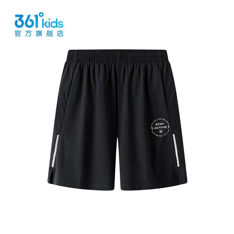 361度儿童运动短裤2026夏季新款松紧腰健身跑步五分裤K52621503