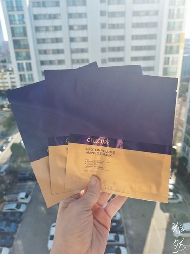 国内现货cellcure赛尔科金泰熙胎盘蛋白质弹力安瓶面膜贴23g*3片