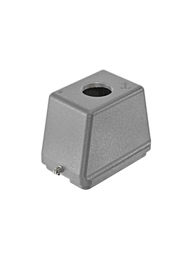 HARTING浩亭19300480449哈丁矩形连接器高结构顶出线单锁扣上壳