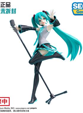 SEGA正版初音未来玩具手办唱歌景品V家歌姬计划15周年纪念款人偶