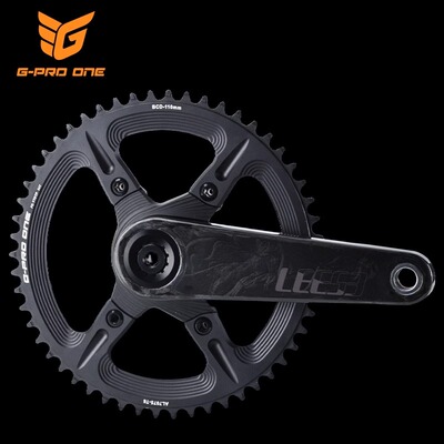 GPROONE折叠车碳纤维曲柄牙盘9-12速 54T 正负齿盘小布车大行改装
