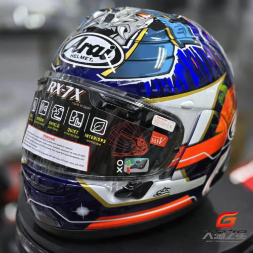 ARAIRX7X蓝刀将军摩托车全盔