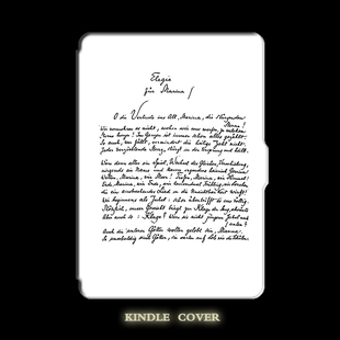 肖邦里尔克手稿kindle保护套voyage558皮套 2paperwhite4壳5 kpw3