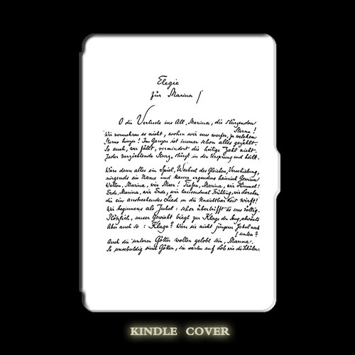 肖邦里尔克手稿kindle保护套voyage558皮套 kpw3|2paperwhite4壳5