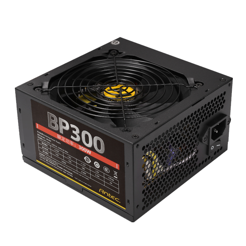 安钛克BP300/350W/450W/500/600W台式机电脑电源稳定静音ATX电源