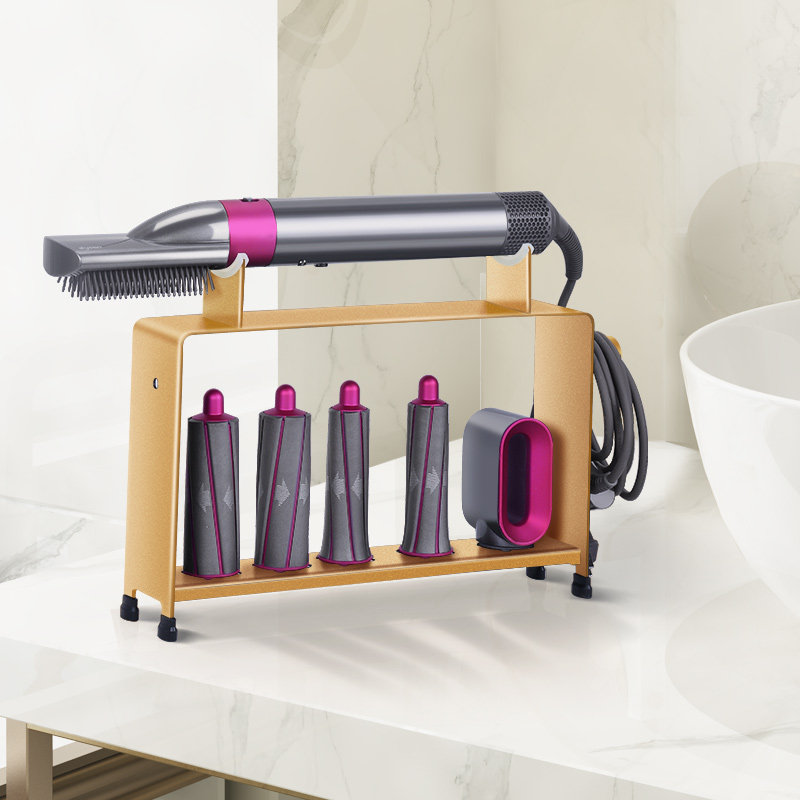 金色戴森卷发棒收纳架美发器挂架台面置物支架收纳架吹风机支架,家庭/个人清洁工具,吹风机置物架,淘宝优惠券,粉丝福利购,淘宝优惠卷