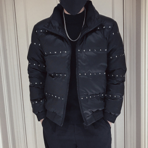 MY36-特P138 新款冬季短款棉衣潮牌加厚男装高级感羽绒棉服外套1图片