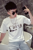 T54-P38潮牌男短袖纯精神小伙2021红半袖T恤，男装T恤，电商A257