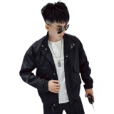 J51-P88秋季男士夹克外套潮牌ins机车工装宽松休闲纯色外套2，男装夹克，电商A257