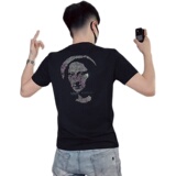 T26-P452021夏季潮流短袖男修身时尚百搭个性印花体恤5，男装T恤，电商A257