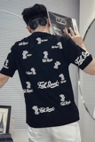 T86-P45夏季潮牌男士t恤韩版宽松个性青春百搭潮牌情侣短袖，男装T恤，电商A257