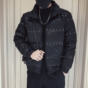 MY36-特P138 新款冬季短款棉衣潮牌加厚男装高级感羽绒棉服外套1图片