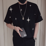 T62-P48潮牌白色短袖男款夏季2023新款男装重磅T恤宽松半袖，男装T恤，电商A257