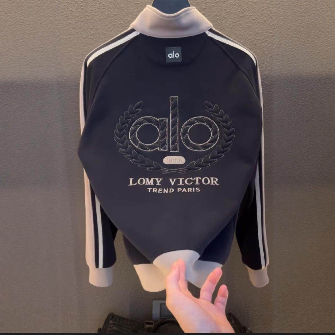 欧洲站轻奢夹克外套男春秋款2025新款潮牌刺绣立领男士外套上衣服