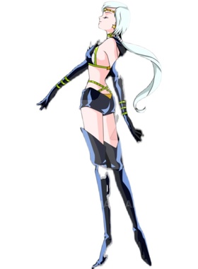 美少女战士-Sailor Star Healer cosplay假发套 白色100cm马尾