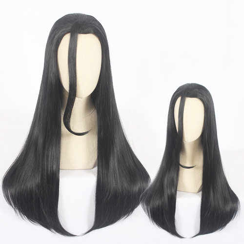 魔道祖师 温宁 鬼将军 古装造型假发 黑色1米cosplay造型假发