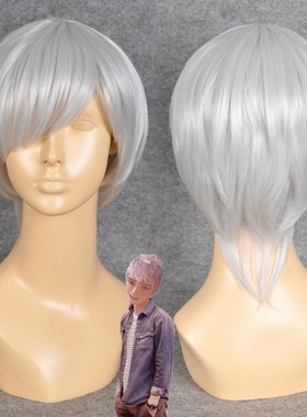 新世纪福音战士 灰色短发 cosplay假发