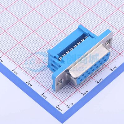 X0715FT7BL5 IDC- D-Sub/VGA连接器 15P 母座可开票