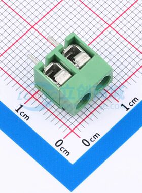 ZX-DG26V-5.0-2P5螺钉式接线端子5mm 1x2P直插绿色