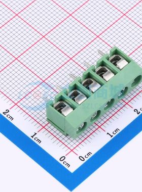 DGL500-5P26V-MG561螺钉式接线端子5mm 1x5P直插绿色