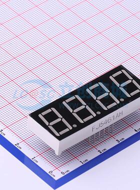 4位0.56英寸红色数码管 共阴极LED数码管FJ5461AH 橙红可开票