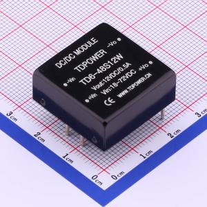 正品TD6-48S12W 电源模组 Vin=18V~72V Vout=12V 500mA 电源芯片