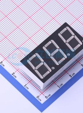 三位 黄色 共阴 0.56\LED数码管SLR0563DY2C1BD-4.8可开票