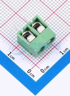 BX-DG26V-5.0-2P5螺钉式接线端子5mm 1x2P直插绿色