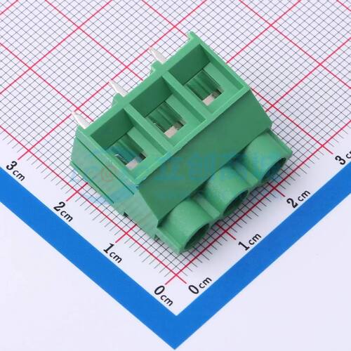 MX762-7.62-03P-GN01-Cu-PS-A螺钉式接线端子7.62mm 1x3P直插绿色