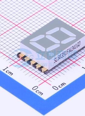 1位0.39英寸白色 共阳极LED数码管SLS0391FW2A1GD可开票