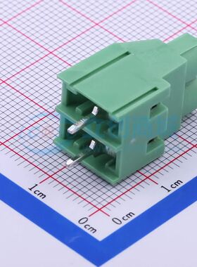 DB910-6.35-2P-GN-S螺钉式接线端子6.35mm 1x2P直插绿色
