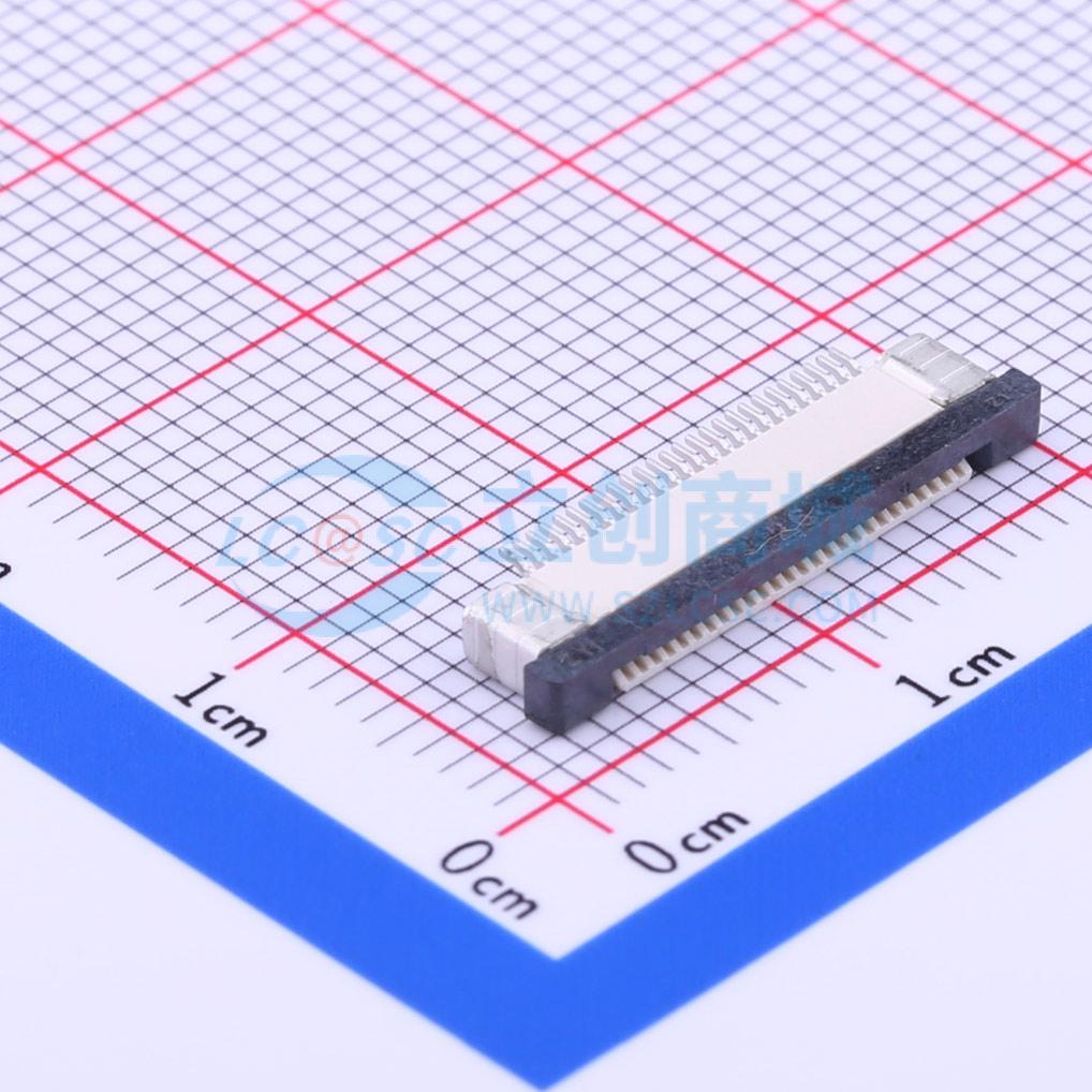 全新AFC07-S26ECC-00 SMD,P=0.5mm,卧贴 FFC/FPC连接器可开票