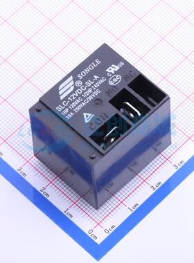 全新正品SLC-12VDC-SL-A 黑色 插件,27.6x32.2mm 功率继电器配套