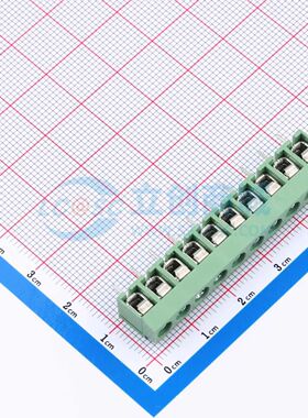 BX-DG26V-5.0-10P4螺钉式接线端子5mm 1x10P直插绿色