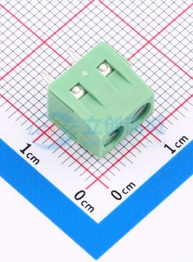 DB127V-5.0-2P-GN-S螺钉式接线端子5mm 1x2P直插绿色