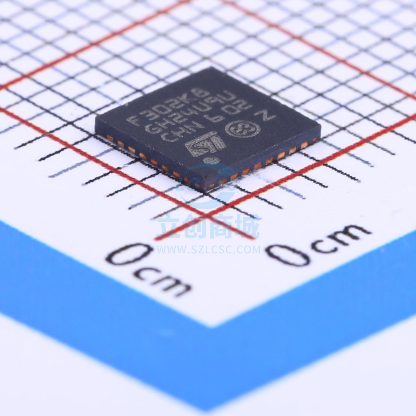 全新STM32F302K8U6 单片机(MCU/MPU/SOC) ARM Cortex-M4 72MHz 闪