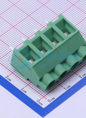DB910-7.62-4P-GN-S螺钉式接线端子7.62mm 1x4P直插绿色