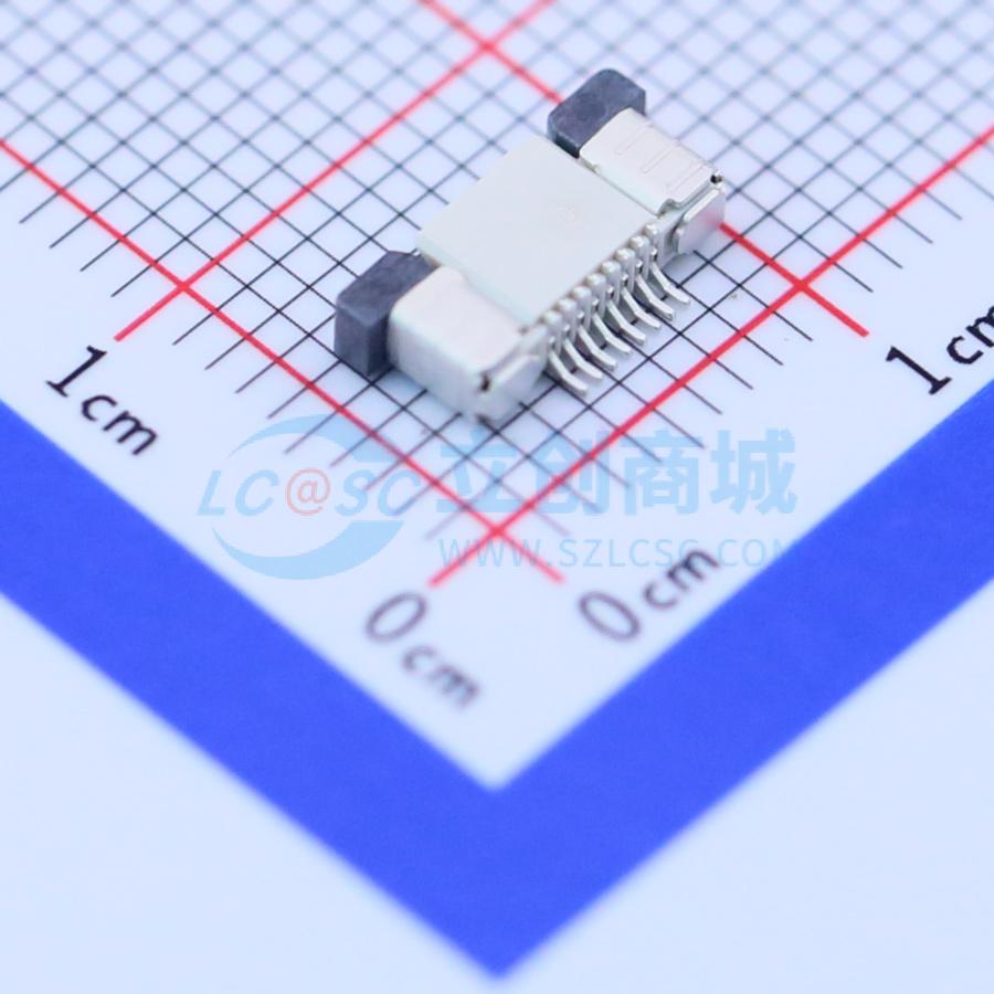 全新AFC07-S08ECC-00 SMD,P=0.5mm,卧贴 FFC/FPC连接器可开票