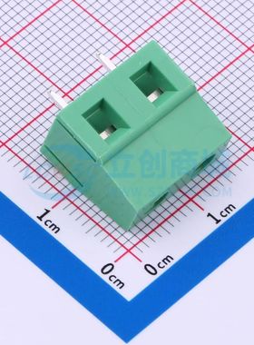 MX128-7.5-02P-GN01-Cu-Y-A螺钉式接线端子7.5mm 1x2P直插绿色