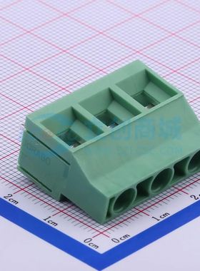 DB910-9.52-3P-GN-S螺钉式接线端子9.52mm 1x3P直插绿色