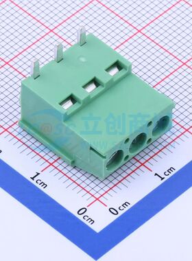 DB129R-5.0-3P-GN-S螺钉式接线端子5mm 1x3P弯插绿色