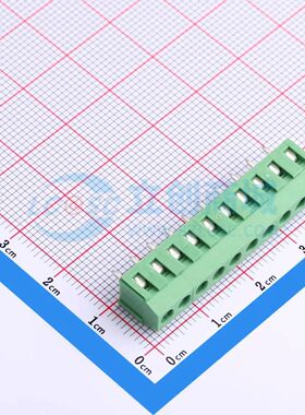 DB125-3.81-10P-GN-S螺钉式接线端子3.81mm 1x10P直插绿色
