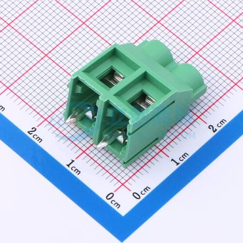 MX762-7.62-02P-GN01-Cu-PS-A螺钉式接线端子7.62mm 1x2P直插绿色