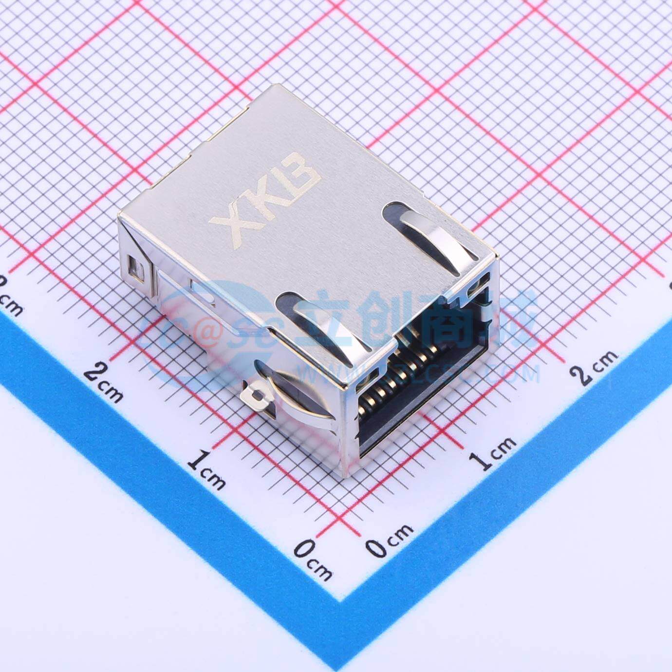 全新X02AQ106DB1GCBS057 SMD 以太网连接器(RJ45 RJ11)原装正品可