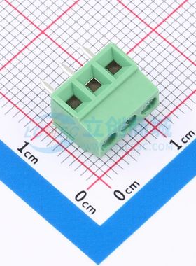 YO0301500000G螺钉式接线端子3.5mm 1x3P直插绿色