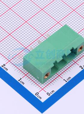 插拔式接线端子MX2EDGVM-5.08-03P-GN01-Cu-A 插件,P=5.08mm可开